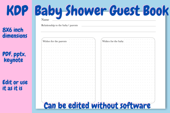 Baby Shower Guest Book for KDP: A Complete Guide to Creating and Customizing Your Low-Content Book