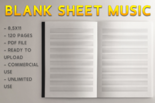Blank Sheet Music KDP Interior: No Bleed Template