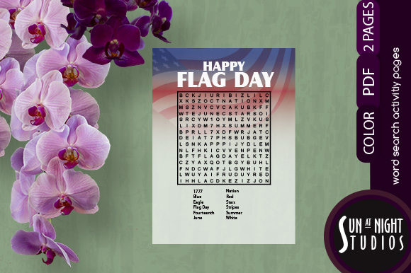 Celebrating Patriotic Traditions with a Flag Day Word Search Activity Printable