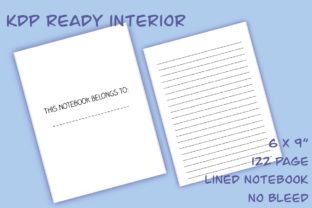 Evaluating a 6x9 Lined Notebook KDP Interior for Self-Publishing