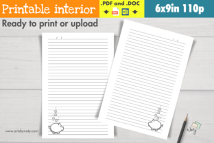 Evaluating a Notebook Interior with Piggy Bank Art for KDP Publishing