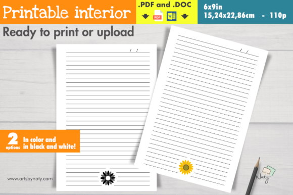 Evaluating the Sunflower Lined Journal Printable Interior for KDP and Home Use