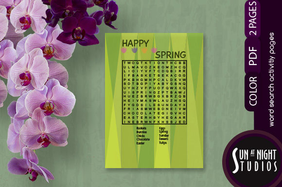 Happy Spring Word Search Printable: Creative Uses