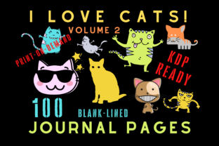 I Love Cats Journal Vol 2 KDP Interior: Ready to Publish