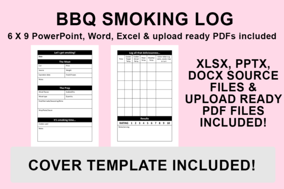 KDP Interior - BBQ Smoking Log: Customizable Templates for Low Content Publishing
