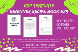 KDP Interior: Beginner Recipe Book Template Guide