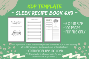 KDP Interior - Sleek Recipe Book: A Practical Guide to Customization and Compliance