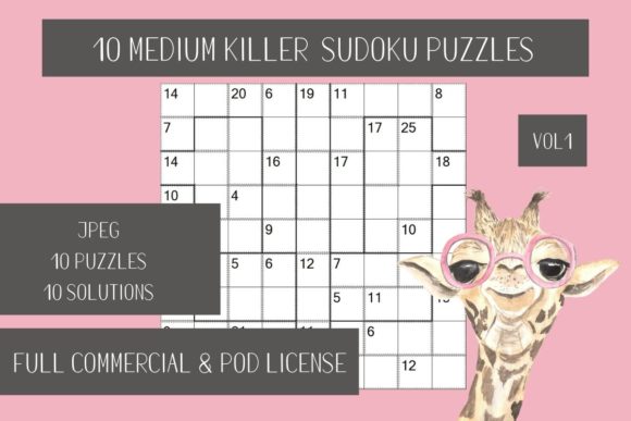 Mastering Medium Killer Sudoku: A Comprehensive Guide to 10 Medium Killer Sudoku Vol.1