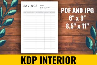 Savings Tracker KDP Interior Design Guide