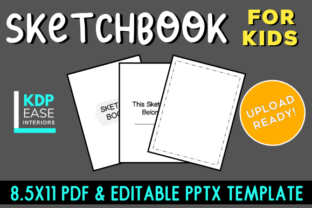 Sketchbook for Kids Upload Ready 8.5x11 Template