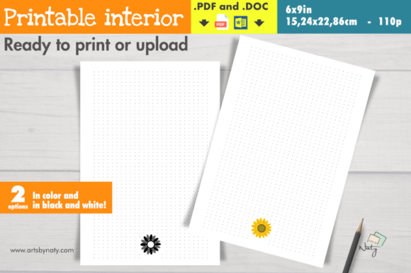 Sunflower Bullet Journal Printable: Creative Planning