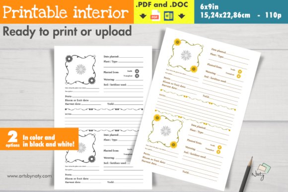 Sunflower Gardening Journal Printable: Organizing Your Garden with Joy and Purpose